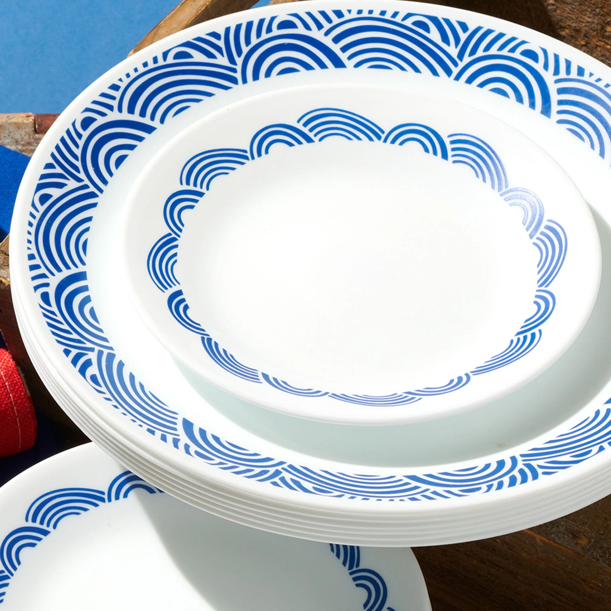 Corelle® Rolling Waves 18-piece Dinnerware Set, Service for 6 - Image 6