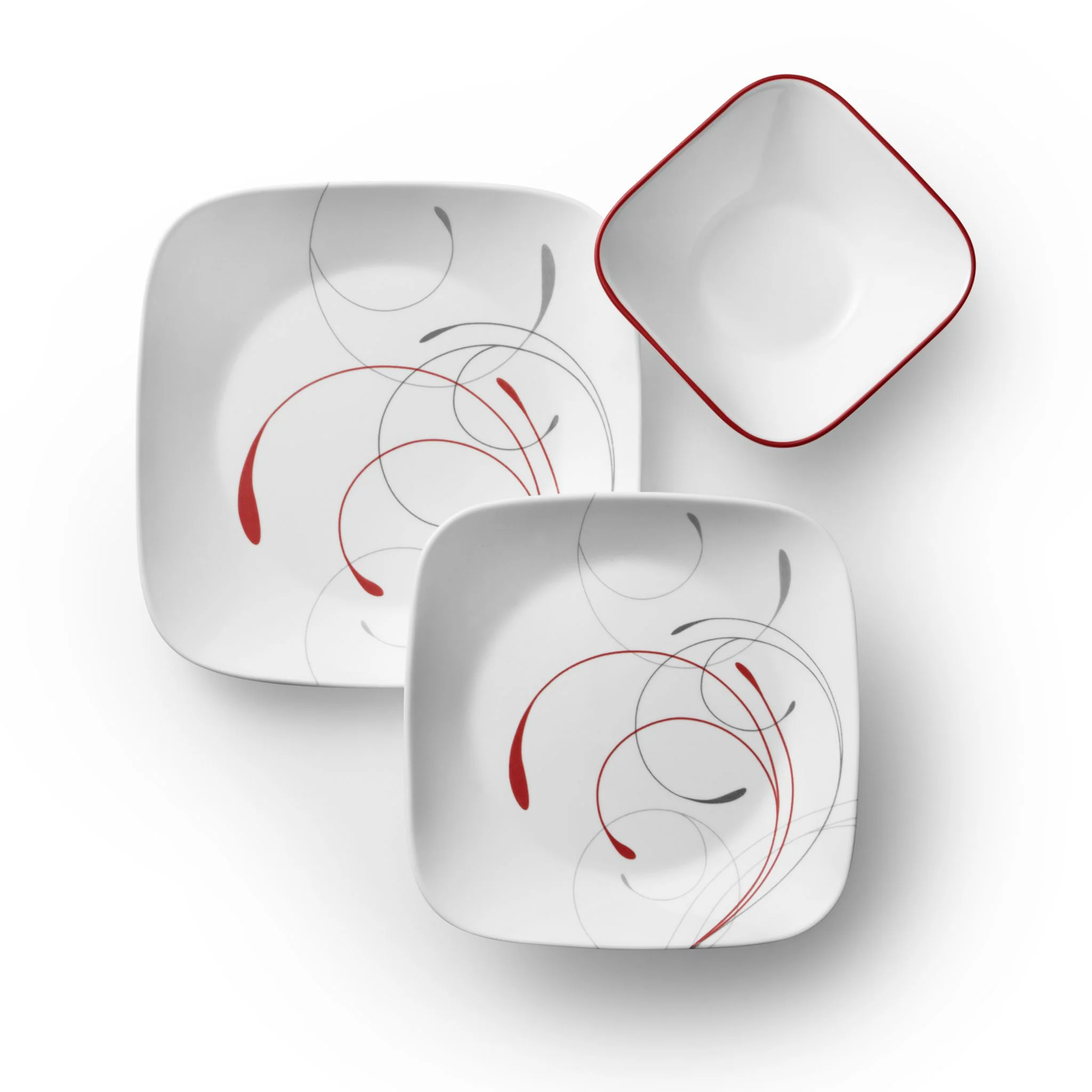 Corelle® Square Splendor 12-piece Dinnerware Set, Service for 4 - Image 4